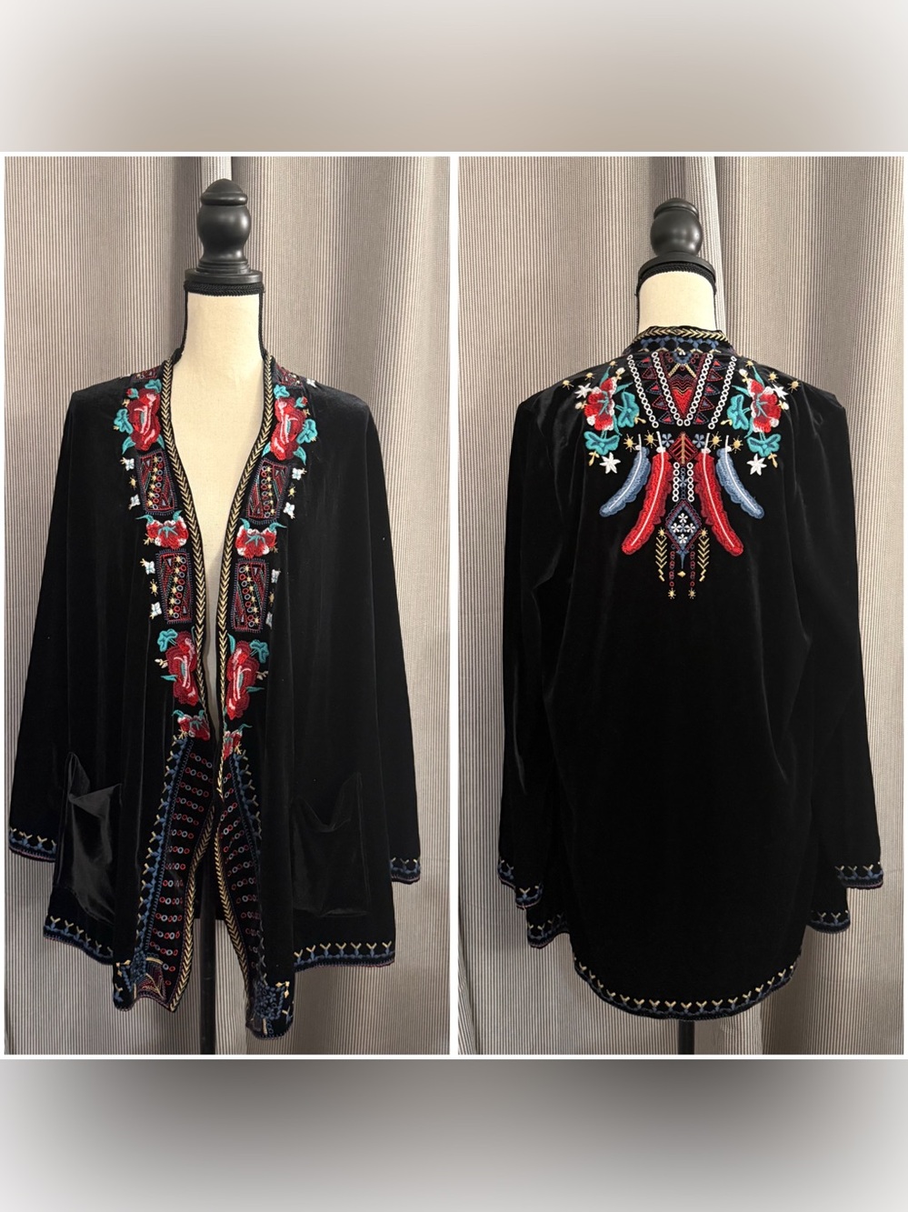 Johnny was kimono cardigan